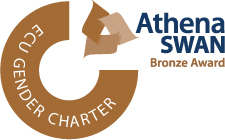 Logo for the Athena SWAN Bronze Award: ECU Gender Charter