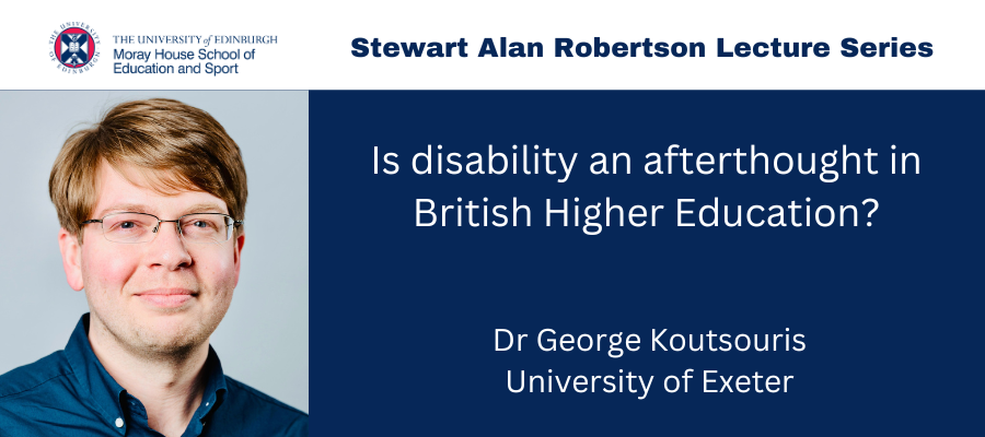 Photo of speaker, Dr George Koutsouris, plus lecture title