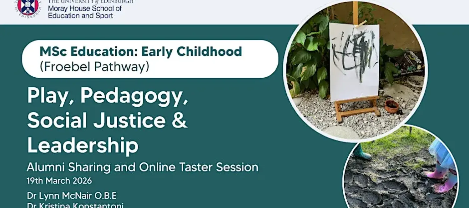 Froebel taster sesison poster