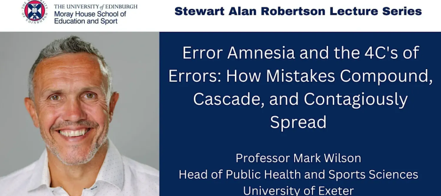 Error amnesia event poster