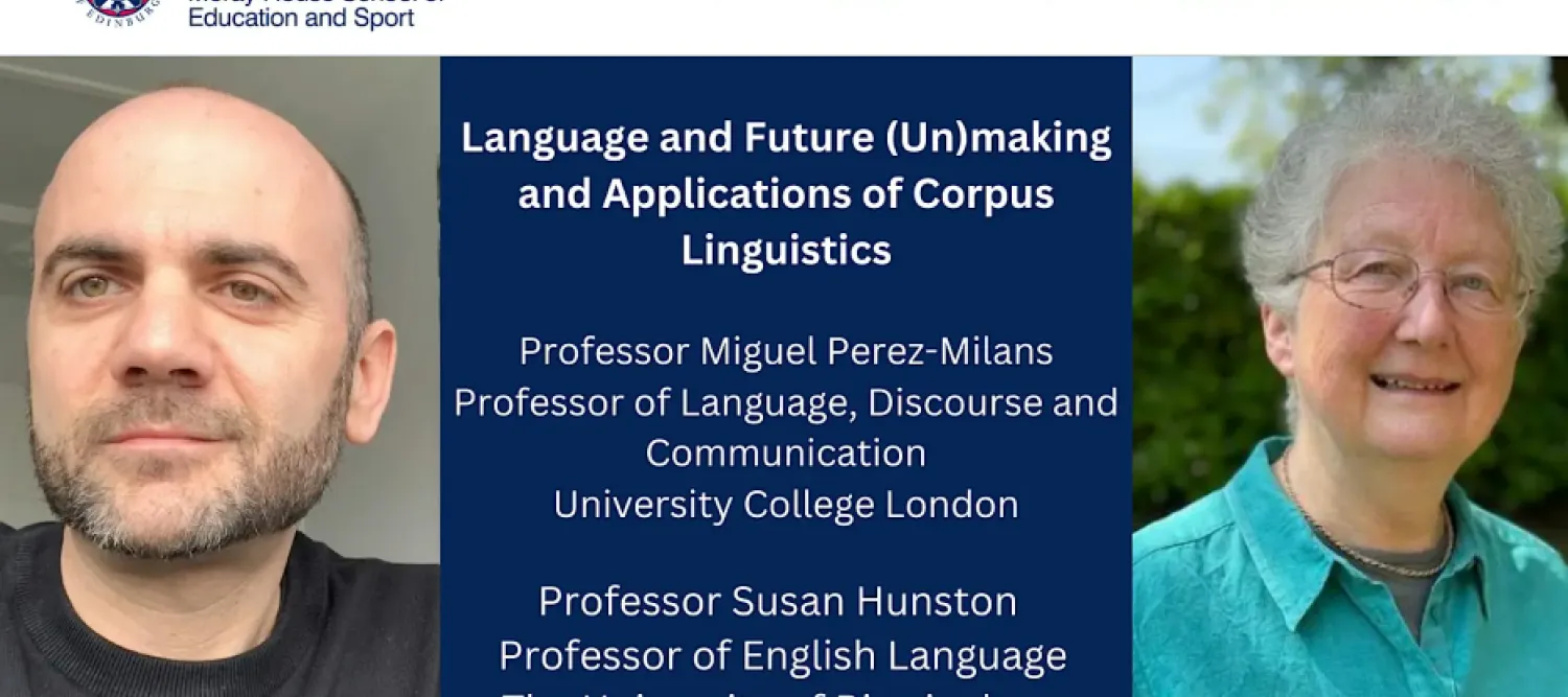 LIL hub lecture poster with image of two speakers