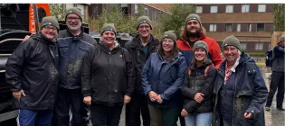Volunteers at Restoration Forth project