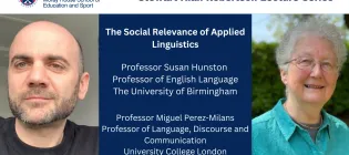 Social Relevance of Applied Linguistics poster