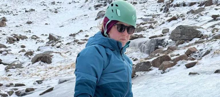 Taylor Halik posing on a mountain