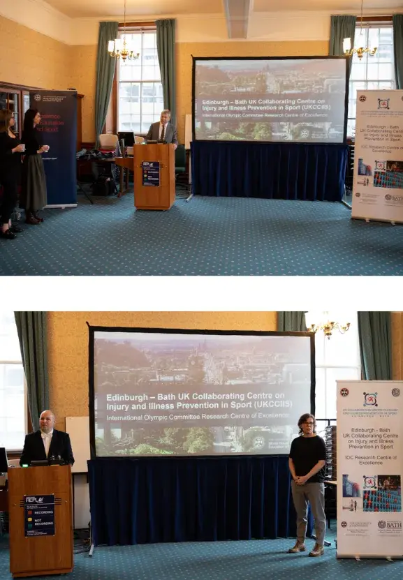 Head of School Professor David Smith & University Principle Professor Sir Peter Mathieson Ioc Research Centre Launch
