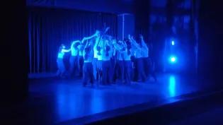 Dancers performing onstage in Drift