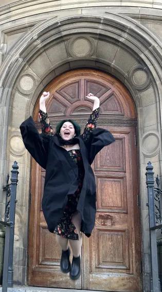 Shauna bursting with pride