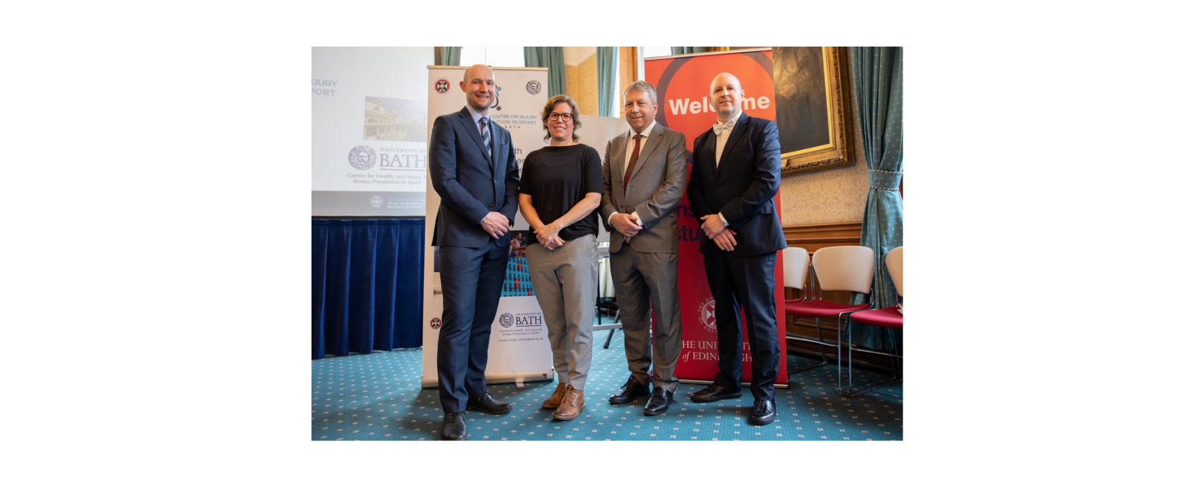 IOC Research Centre Launch DR Stokes, Dr Palmer, Prof Smith & Prof Mathieson